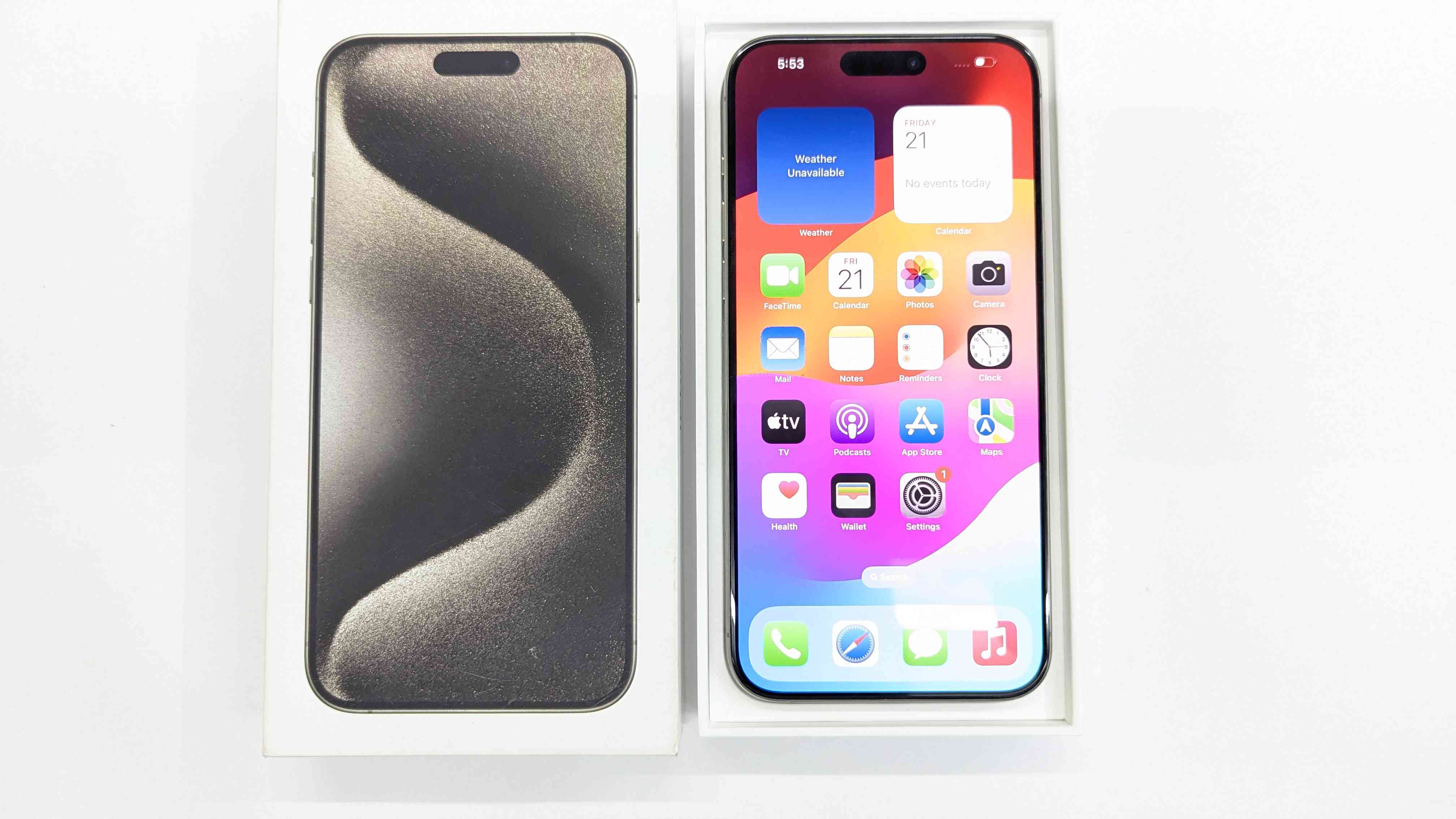 Buy Refurbished Apple iPhone 15 Pro Max 512GB Natural Titanium